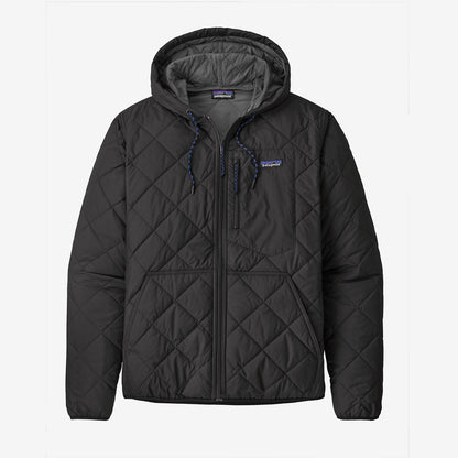 M DIAMOND QUILTED BOMBER HOODY