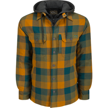 THE CAMPFIRE FLANNEL HOODIE