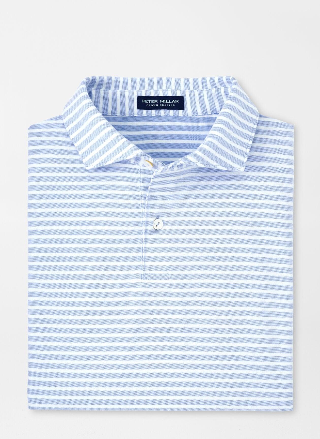 ALBATROSS STRIPE PIQUE POLO - leinwands.com