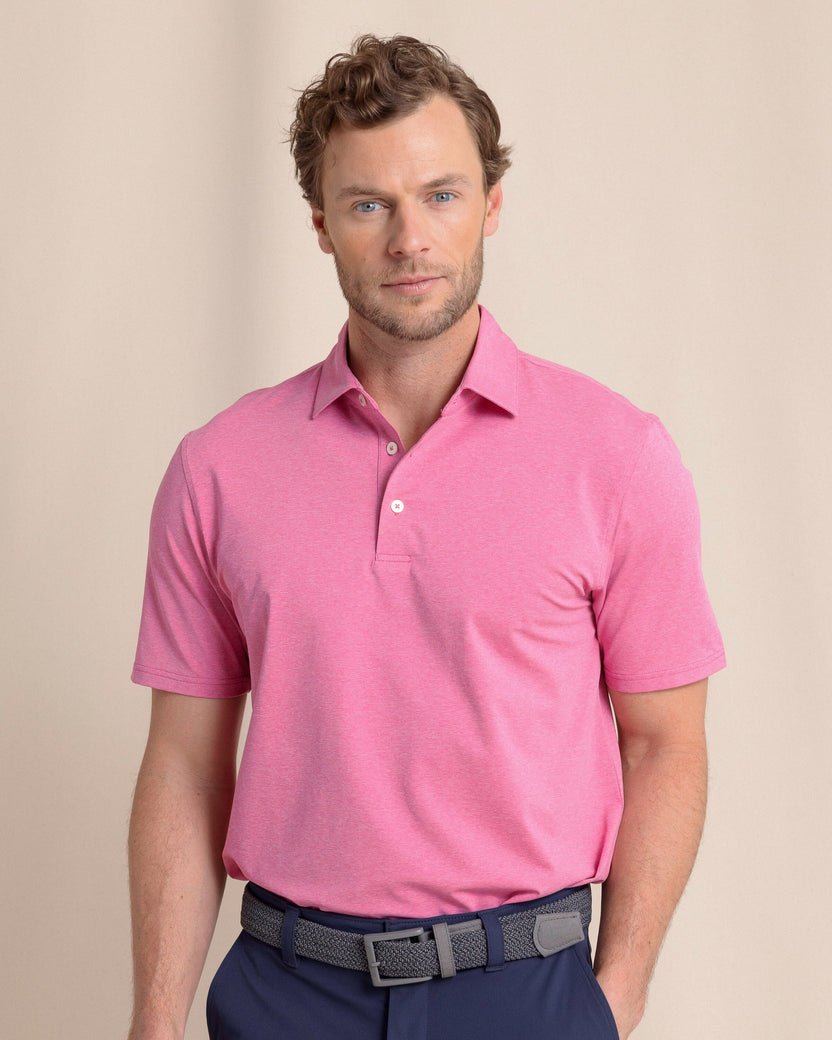 BRREEZE PERF HEATHER SS POLO