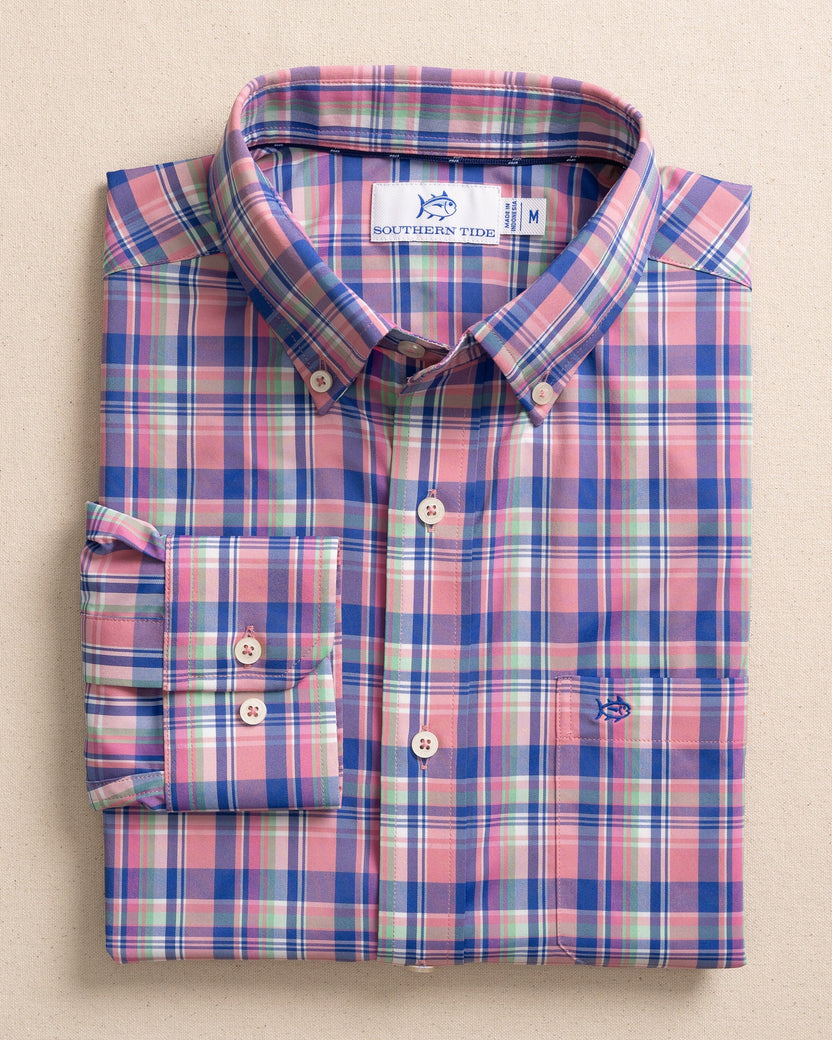 CHARLESTFORT PLAID SPORTSHIRT LS