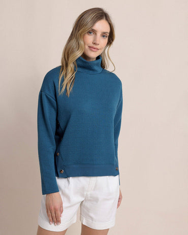 CORDELIA QUILTED PULLOVER