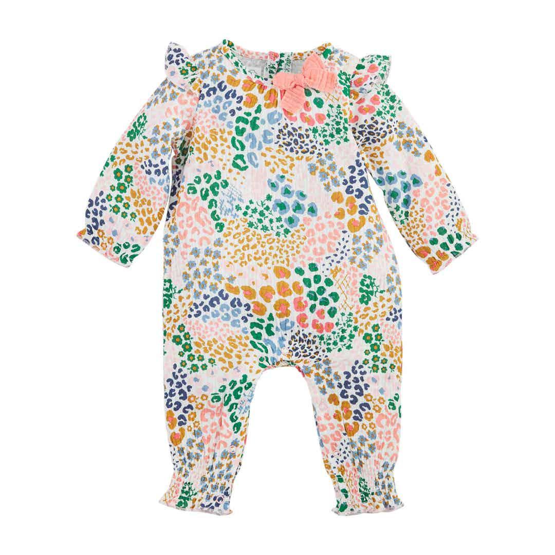 RAINBOW LEOPARD BABY BODYSUIT - leinwands.com