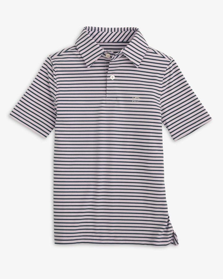 BOYS RYDER STRIPE PERF POLO SS - leinwands.com