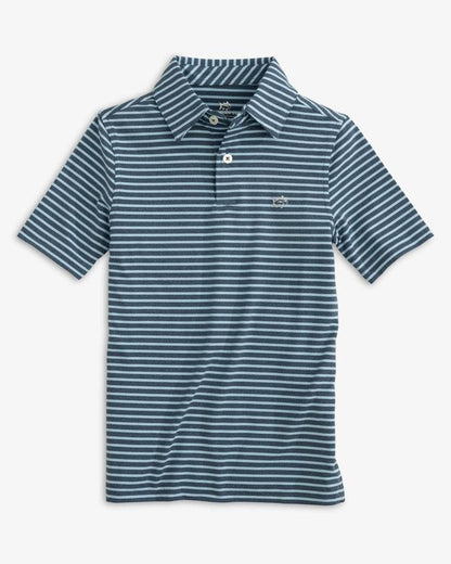 BOYS RYDER STRIPE PERF POLO SS - leinwands.com