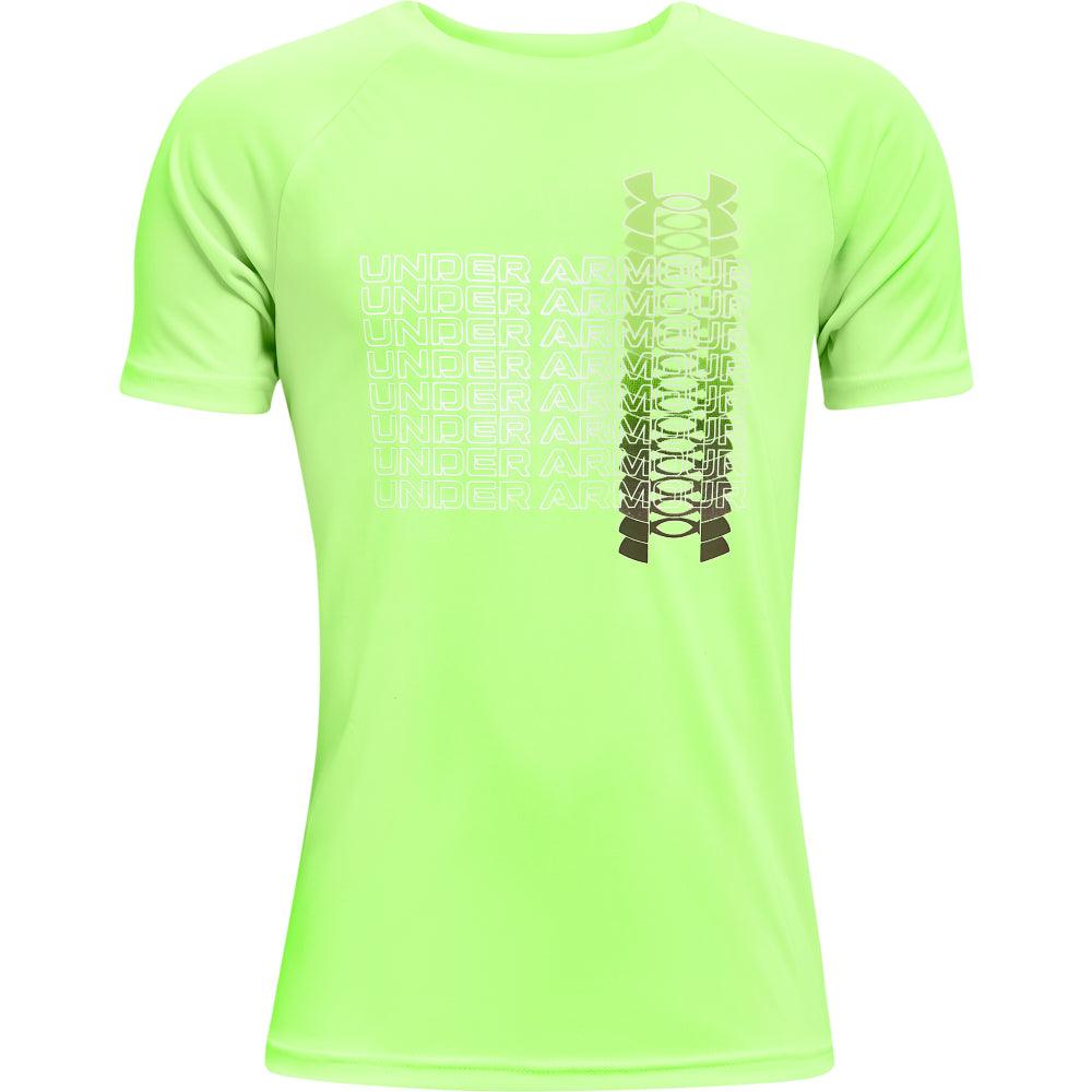 UA BOYS GRADIENT WORDMARK SS T - leinwands.com